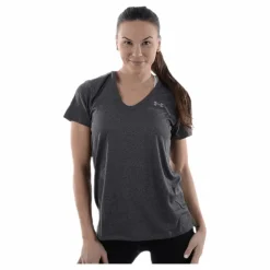 Under Armour Solid Tech SS Grey* T-Shirts|Träning