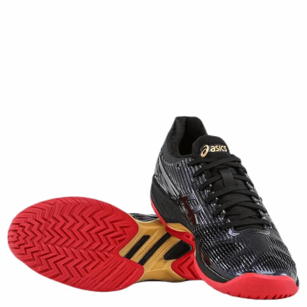 ASICS Solution Speed FF L.E. W Black/Gold* Racketsporter|Träningsskor