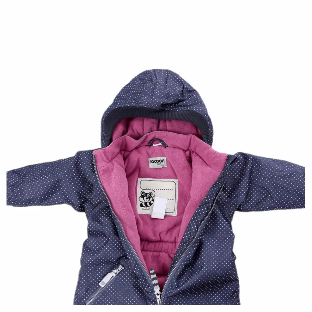 Racoon Sophia Dot Grey*Barn Alpint|Regn- Och Vinteroveraller