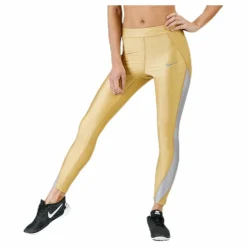 Nike Speed Metallic 7/8 Tight Gold* Tights|Träning