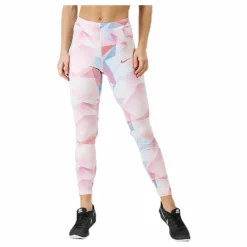 Nike Speed Printed Tight 7/8 Pink/White* Löpning|Tights
