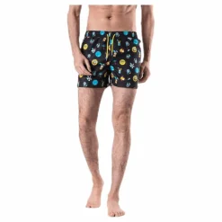 Happy Socks Sponge Bob Swim Shorts Black* Simning|Badkläder