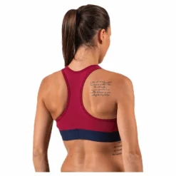 Tommy Hilfiger Sport Sports Bra Medium Tri Logo Red* Sport-Bh:Ar|Träning