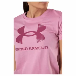 Under Armour Sportstyle Graphic SS Pink* Träning|T-Shirts