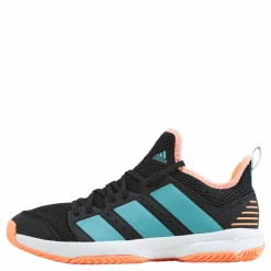 adidas Stabil Indoor Shoes Core Black / Core Black / Beam Orange* Inomhussporter
