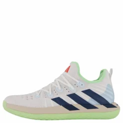 adidas Stabil Next Gen Shoes Cloud White / Preloved Ink / Semi Green Spark* Inomhussporter