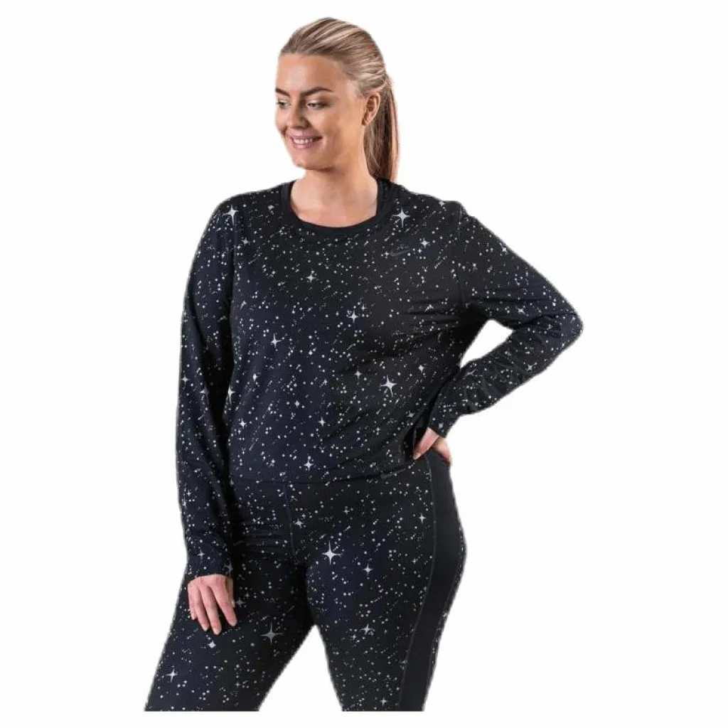 Nike Starry Night MTLC Top Plus Black/Grey* T-Shirts|Träning