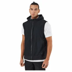 adidas Statement Full-Zip Hooded Vest Black* Golf|Jackor