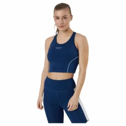 Björn Borg Sthlm Cropped Tank Blue* Linnen|Träning