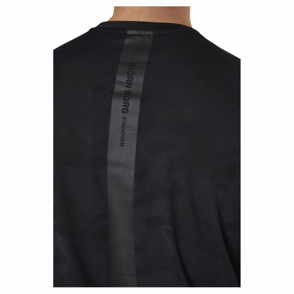 Björn Borg Sthlm LS Tee Black* Tröjor|Träning