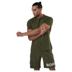 Björn Borg Sthlm Training Tee Green* T-Shirts|Träning