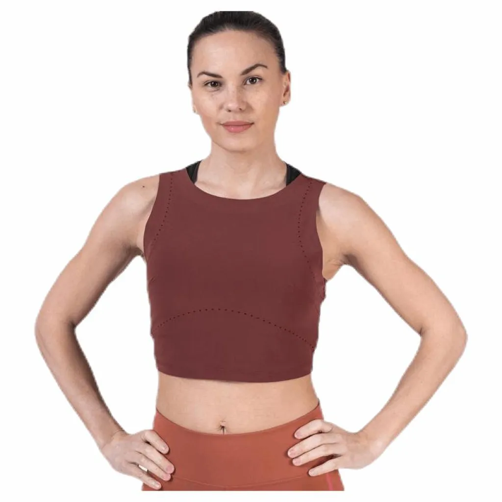 Nike STR Woven Tank Brown/Black* Linnen|Träning