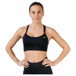 Nike Strappy Bra White/Black* Sport-Bh:Ar|Träning