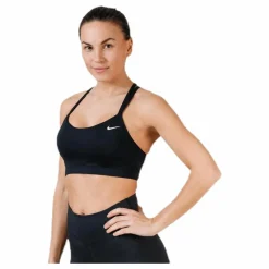 Nike Strappy Bra White/Black* Sport-Bh:Ar|Träning