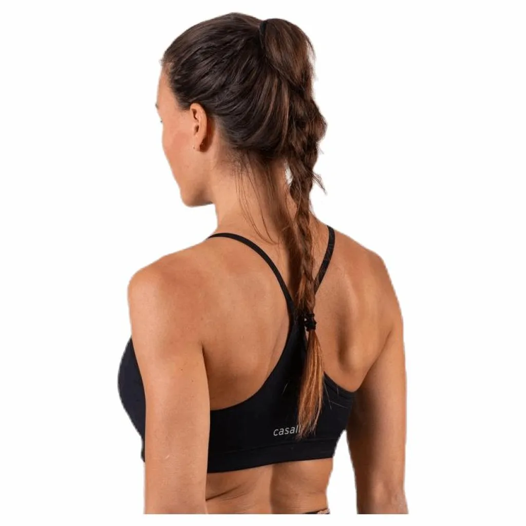 Casall Strappy Sports Bra Black* Sport-Bh:Ar|Träning