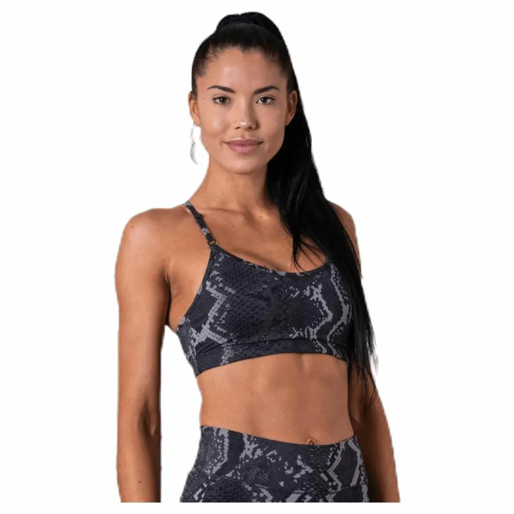 Casall Strappy Sports Bra Grey* Sport-Bh:Ar|Träning