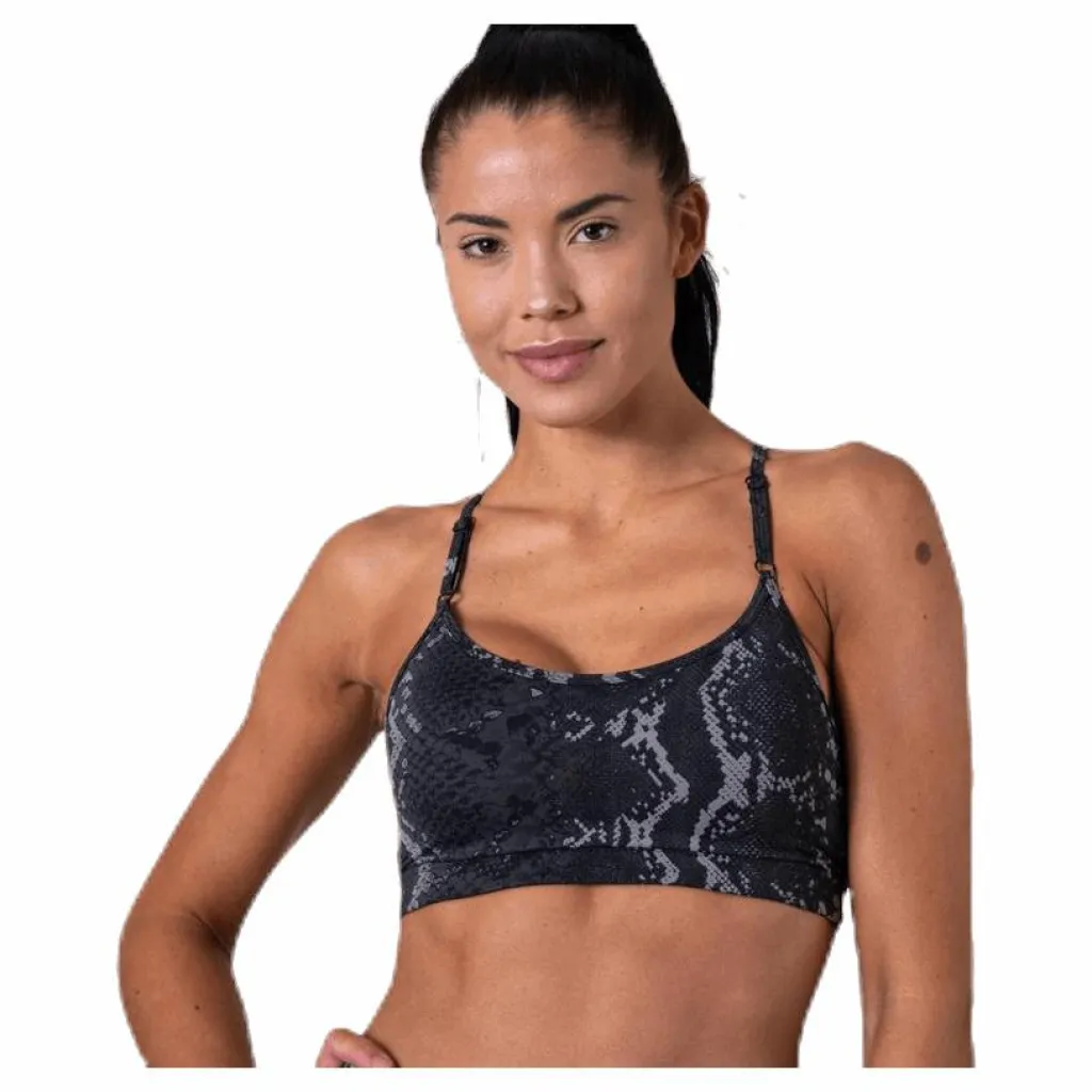 Casall Strappy Sports Bra Grey* Sport-Bh:Ar|Träning