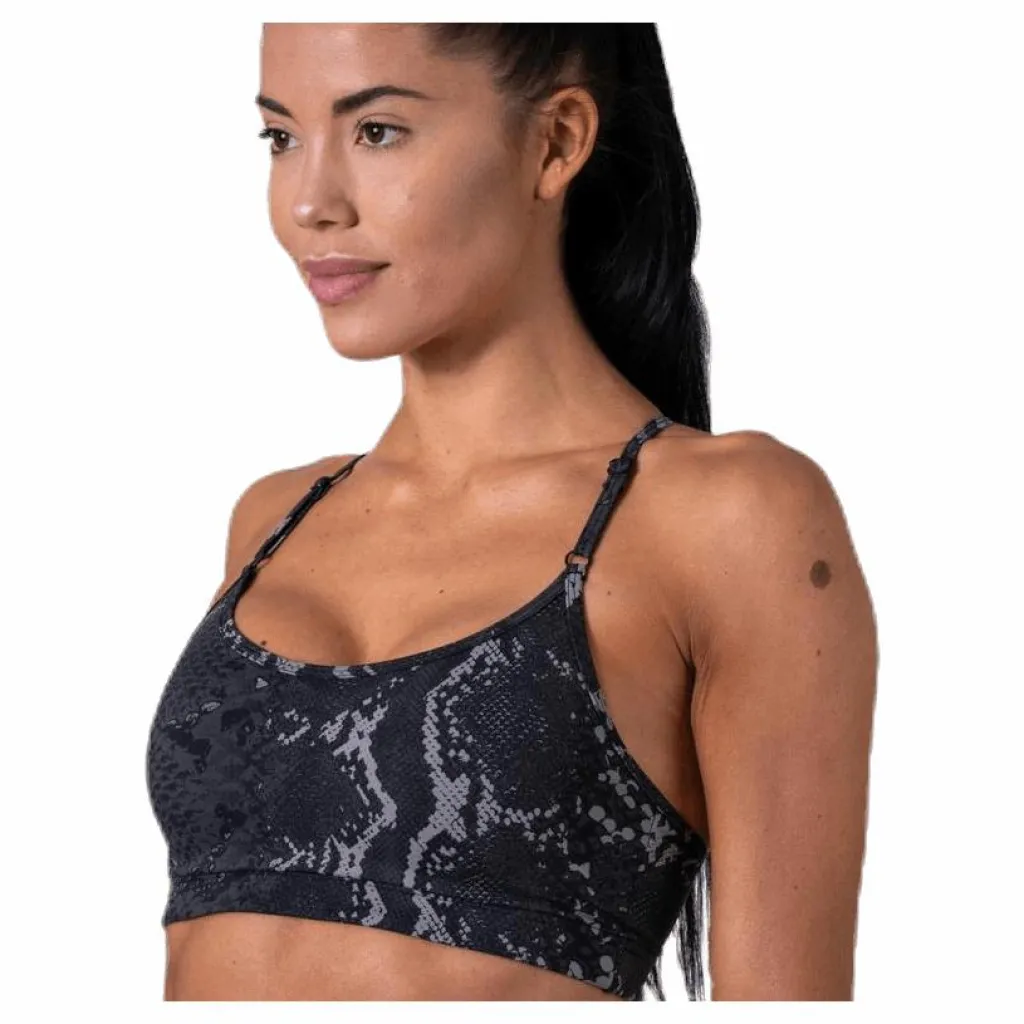 Casall Strappy Sports Bra Grey* Sport-Bh:Ar|Träning
