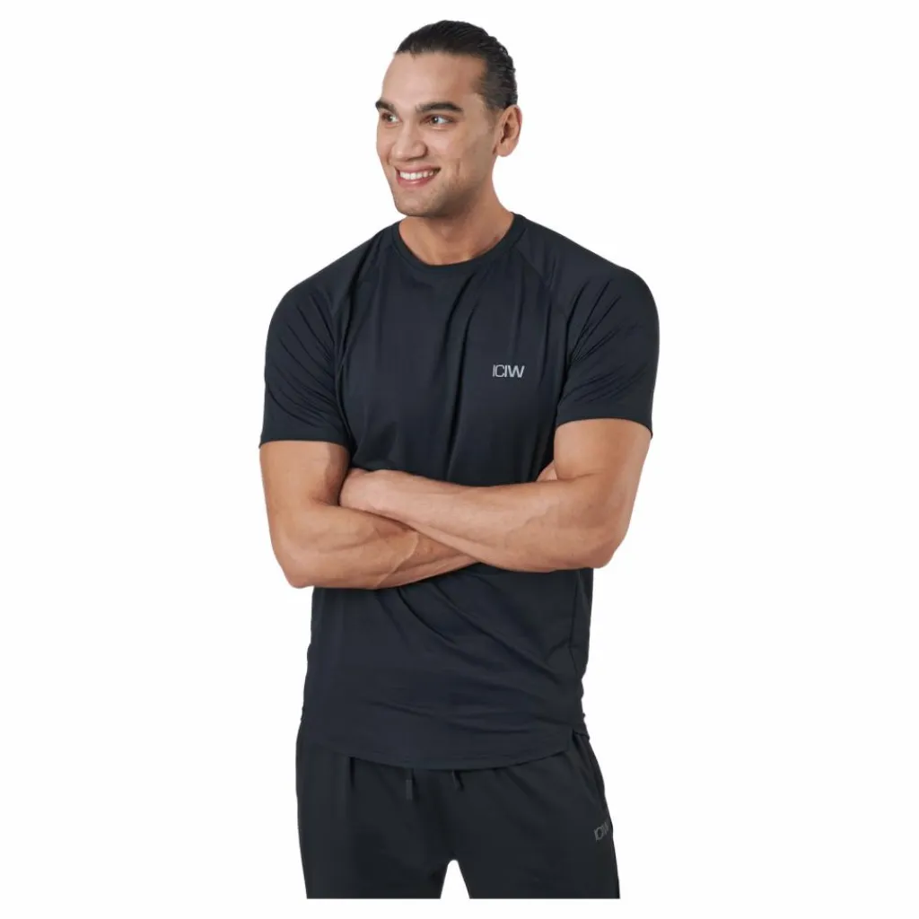 ICANIWILL Stride T-shirt Men Black* T-Shirts|Träning