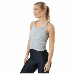 Puma Studio Foundation Ruched Tank Light Gray Heather* Linnen|Träning