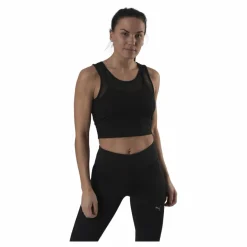 Puma Studio Layered Crop Top Black* Yoga|Linnen