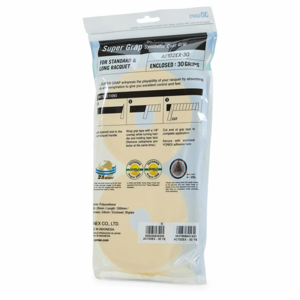 Yonex Super Grap Coil Yellow* Racket Och Bollar|Racketsporter