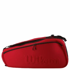 Wilson Super Tour 6pk Clash V2.0 Black/red* Racketsporter