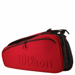 Wilson Super Tour 6pk Clash V2.0 Black/red* Racketsporter