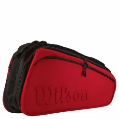 Wilson Super Tour 6pk Clash V2.0 Black/red* Racketsporter