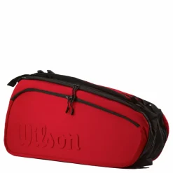 Wilson Super Tour 6pk Clash V2.0 Black/red* Racketsporter