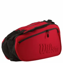 Wilson Super Tour 6pk Clash V2.0 Black/red* Racketsporter