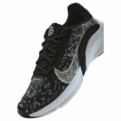Nike SuperRep Go 3 Flyknit Next Nature Women's Training Shoes BLACK/METALLIC SILVER-WHITE* Träning|Träningsskor