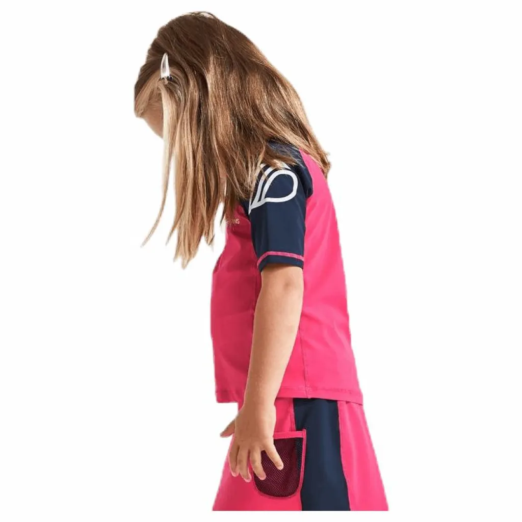 Didriksons Surf Kids SS UV Top Pink*Barn Simning|Badkläder