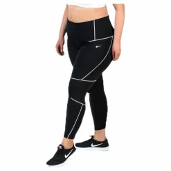 Nike Surf to Sport Sig Sag Tight Plus White/Black* Tights|Träning