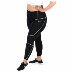 Nike Surf to Sport Sig Sag Tight Plus White/Black* Tights|Träning