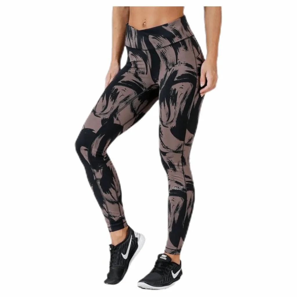 Casall Sweeping 7/8 Tights Patterned* Tights|Träning