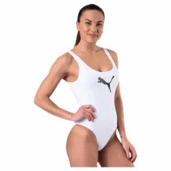 Puma Swimsuit White* Simning|Badkläder