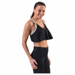 Nike Swoosh HBR Strap Bra White/Black* Sport-Bh:Ar|Träning