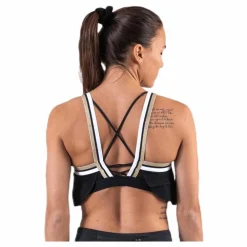 Nike Swoosh HBR Strap Bra White/Black* Sport-Bh:Ar|Träning