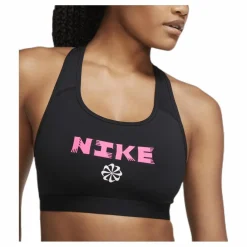 Nike Swoosh Icon Clach Band Bra Pink/Black* Sport-Bh:Ar|Träning