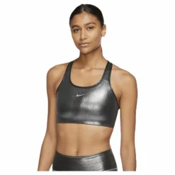 Nike Swoosh Icon Clash Bra Black/* Sport-Bh:Ar|Träning