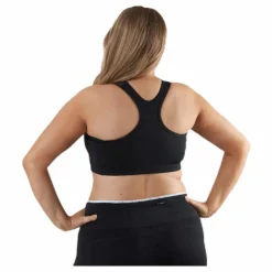 Nike Swoosh Icon Clash Bra Plus White/Black* T-Shirts|Träning