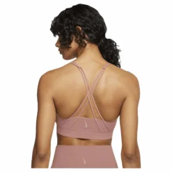 Nike Swoosh Luxe Bra Pink* Yoga|Sport-Bh:Ar