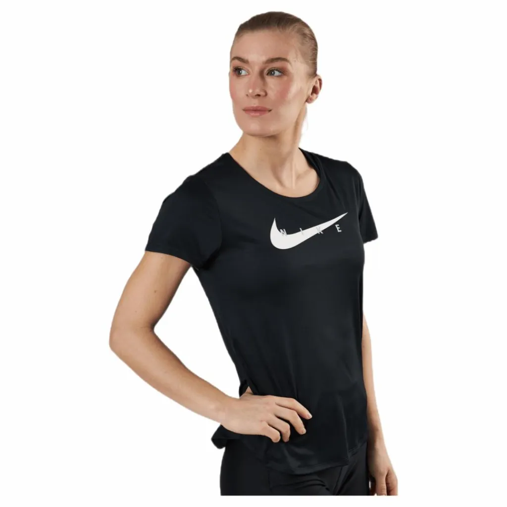 Nike Swoosh Run Top SS Black/Silver* Löpning|T-Shirts