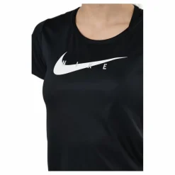 Nike Swoosh Run Top SS Black/Silver* Löpning|T-Shirts