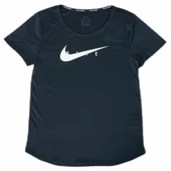 Nike Swoosh Run Top SS Black/Silver* Löpning|T-Shirts