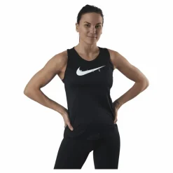 Nike Swoosh Running Tank Black/Silver* Löpning|Linnen