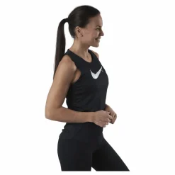 Nike Swoosh Running Tank Black/Silver* Löpning|Linnen