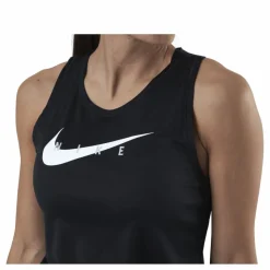 Nike Swoosh Running Tank Black/Silver* Löpning|Linnen