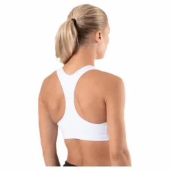 Nike Swoosh Women's Medium-Support Non-Padded Sports Bra WHITE/BLACK* Löpning|Träning